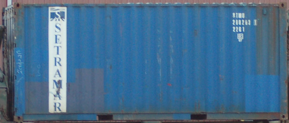 20DC container with prefix STMU