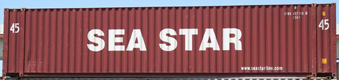45HC container with prefix STRU
