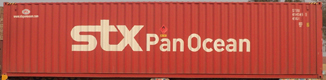 40HC container with prefix STXU
