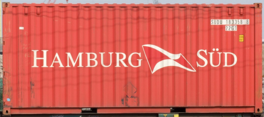 20DC container with prefix SUDU