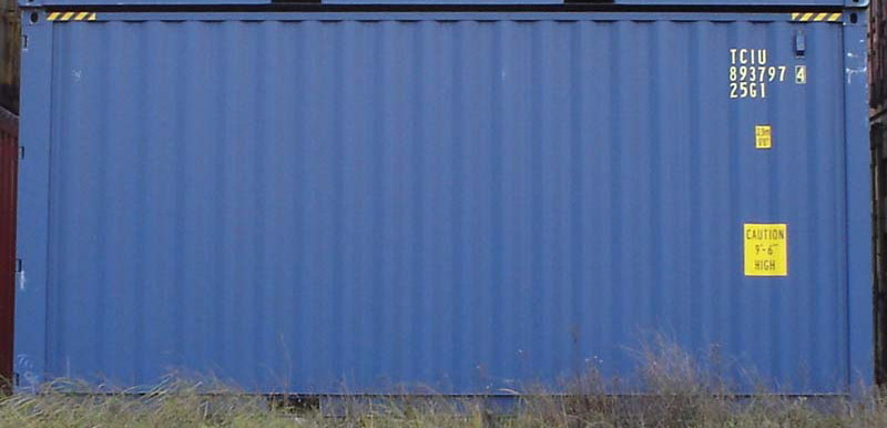 20HC container with prefix TCIU