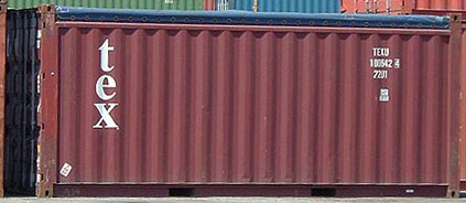 20OT container with prefix TEXU