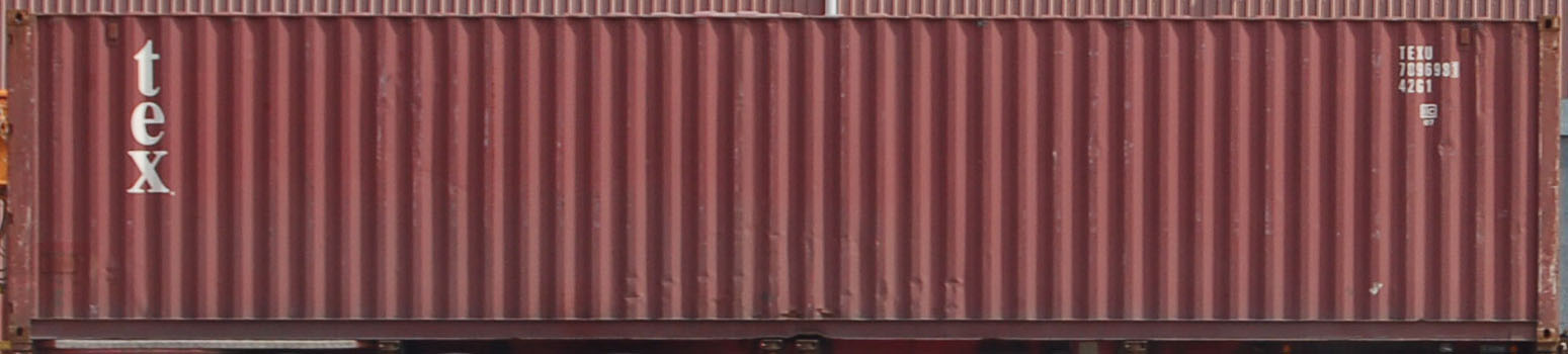 40DC container with prefix TEXU