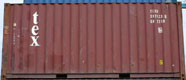 20DC container with prefix TEXU