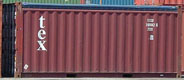 20OT container with prefix TEXU