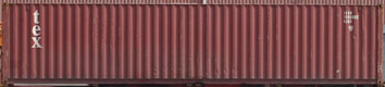 40DC container with prefix TEXU