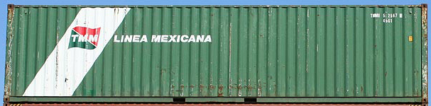 40DC container with prefix TMMU