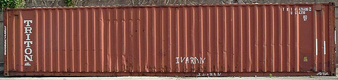 40DC container with prefix TRIU