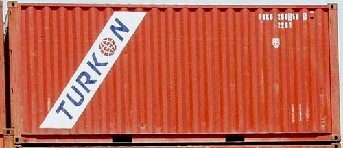 20DC container with prefix TRKU