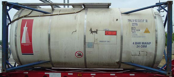 20TANK container with prefix TRLU
