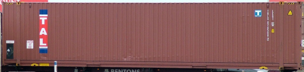 45HC container with prefix TRLU