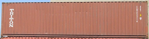 40HC container with prefix TTNU