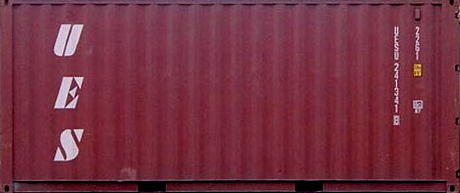 20DC container with prefix UESU