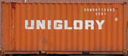 20DC container with prefix UGMU