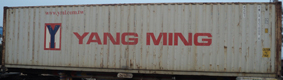 40HC container with prefix YMLU
