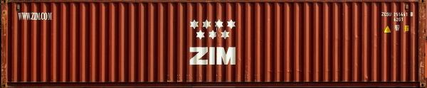 40DC container with prefix ZCSU
