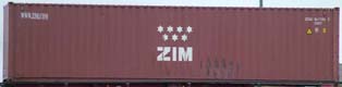 40HC container with prefix ZCSU