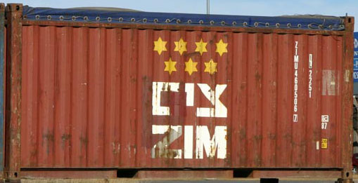 20OT container with prefix ZIMU