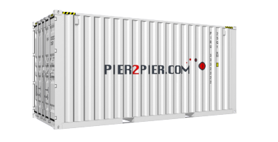 20HC container picture rotated 60 degrees