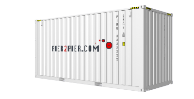 20HC container picture rotated 130 degrees