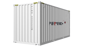 20HC container picture rotated 210 degrees