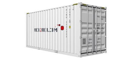 20HC container picture rotated 320 degrees