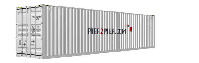 40HC container picture rotated 40 degrees