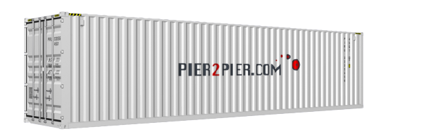 40HC container picture rotated 50 degrees