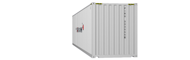 40HC container picture rotated 170 degrees