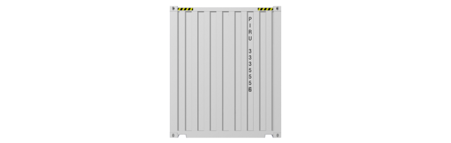 40HC container picture rotated 180 degrees
