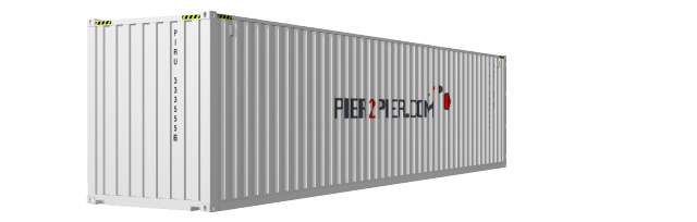 40HC container picture rotated 210 degrees