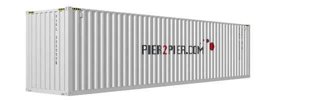 40HC container picture rotated 220 degrees