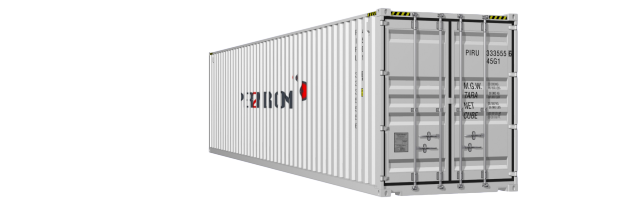 40HC container picture rotated 340 degrees