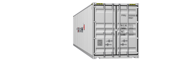 40HC container picture rotated 350 degrees