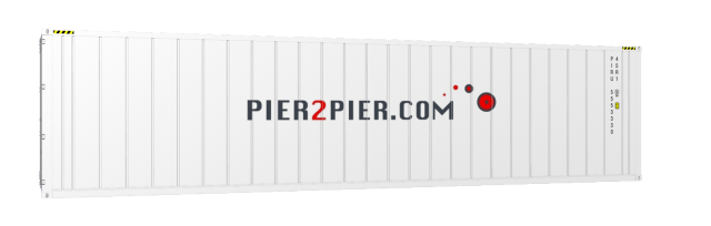 40HCReefer container picture rotated 70 degrees
