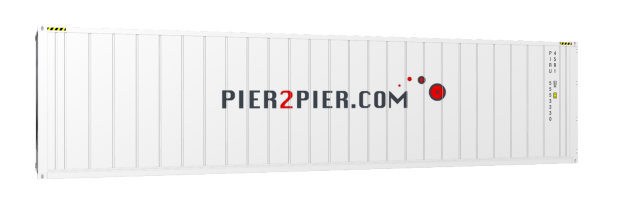 40HCReefer container picture rotated 250 degrees
