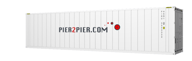 40HCReefer container picture rotated 300 degrees