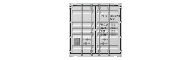 40Opentop container picture rotated 0 degrees