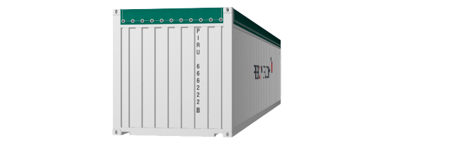 40Opentop container picture rotated 190 degrees