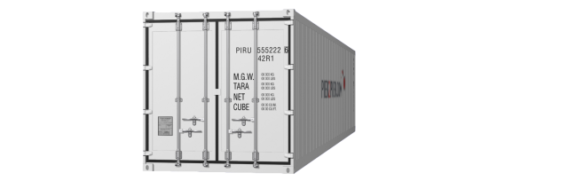 40Reefer container picture rotated 10 degrees