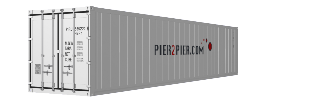 40Reefer container picture rotated 30 degrees
