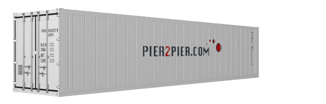 40Reefer container picture rotated 40 degrees