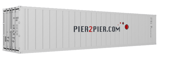 40Reefer container picture rotated 50 degrees