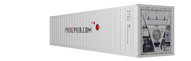 40Reefer container picture rotated 150 degrees