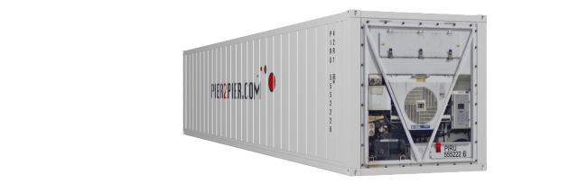 40Reefer container picture rotated 160 degrees