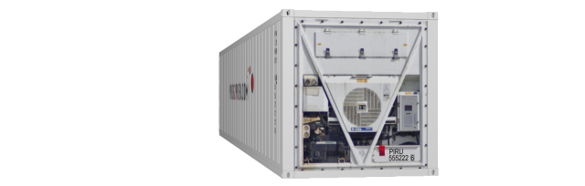40Reefer container picture rotated 170 degrees