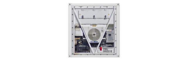 40Reefer container picture rotated 180 degrees