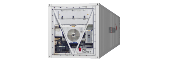 40Reefer container picture rotated 190 degrees