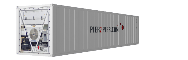 40Reefer container picture rotated 210 degrees