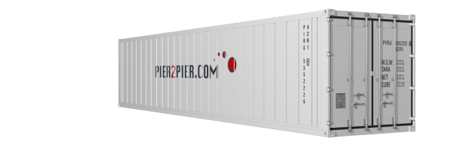 40Reefer container picture rotated 330 degrees